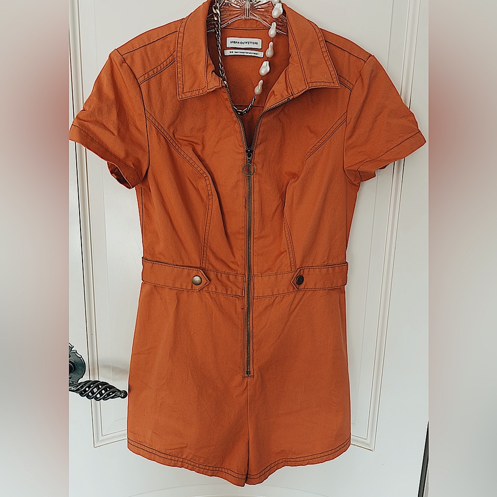 Urban Outfitters- Orange Romper